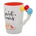 Cana Sweet Moments Owl, Creaciones Meng, 510 ml, ceramica