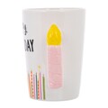 Cana Happy Birthday Candle, Creaciones Meng, 510 ml, ceramica