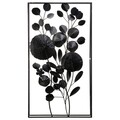 Decoratiune de perete Floral, Creaciones Meng, 50.2x90.8 cm, metal