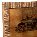 Tablou decorativ Vintage Train, Creaciones Meng, 40x60 cm, canvas pictat manual