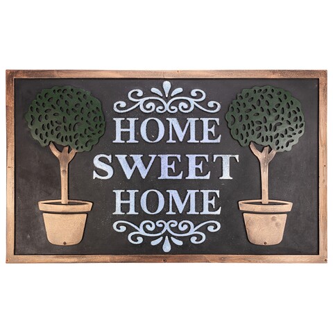 Covoras de intrare Sweet Home, Creaciones Meng, 45x75 cm, cauciuc