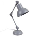 Lampa de masa, Creaciones Meng, 45 cm, 1 x E27, 60W, fier, gri