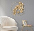 Decoratiune de perete 3D Gloty-B, Mauro Ferretti, 59x62.7 cm, fier, auriu