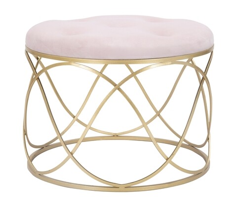 Taburet Luty Pink, Mauro Ferretti, 60x45 cm, catifea