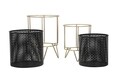 Set 2 ghivece Fashion, Mauro Ferretti, Ø 19,5x28-17x23 cm, fier