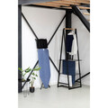 Masa de calcat, Brabantia C, Denim Blue, 124x45 cm, 7 pozitii de reglare, cu suport statie de calcat, otel/bumbac, albastru denim