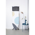Masa de calcat, Brabantia C, Spring Bubbles, 124x45 cm, 7 pozitii de reglare, cu suport statie de calcat, otel/bumbac