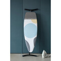 Masa de calcat cu zona termorezistenta, Brabantia D, PerfectFlow Spring Bubbles, 135x45 cm, otel/bumbac