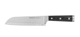 Negru, Cutit Santoku 17.5 cm