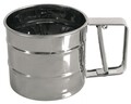 Sita metalica pentru faina, Domotti, 10.5x15.5 cm, inox