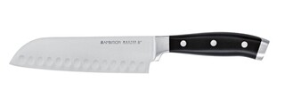 Negru, Cutit Santoku 17.5 cm