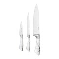 Set cutite 3 piese Marble, Ambition, inox