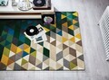 Covor Prism Green/Multi, Flair Rugs, 120x170 cm, lana, verde/multicolor