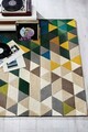 Covor Prism Green/Multi, Flair Rugs, 120x170 cm, lana, verde/multicolor