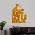 Decoratiune de luminoasa XMASGOLD-018, Tanelorn, 39x86 cm, metal, auriu