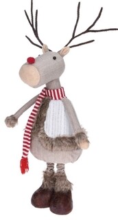 28x22x81 cm, Reindeer in white coat