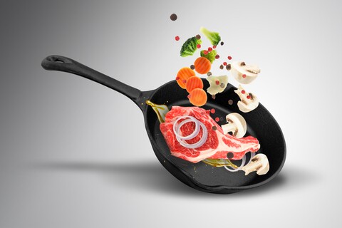 Tigaie din fonta pura, Cooking by Heinner, 20.5x4 cm