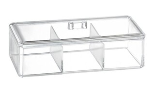 23x9x7 cm, Transparent