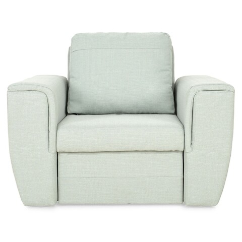 Fotoliu, Isola, L.106 l.88 H.77/88, stofa, vernil