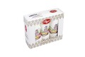 Set 3 prosoape, Bedora, Fresh fruits, 30 x 50 cm, 100% bumbac, multicolor