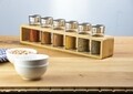 Set condimente 7 piese Spice, Ambition, sticla/bambus