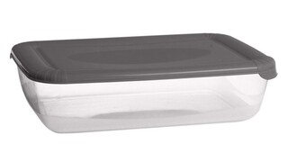 29x18.5 cm, Szürke, 3 L