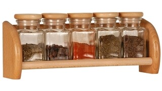 32.8x6.7x12.2 cm, Maro, Set 6 piese