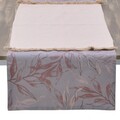 Traversa de masa Grey Pink, InArt, 40x140 cm, catifea