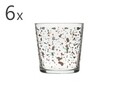 InArt 6 darabos Whiskey pohár készlet, 8.5x9 cm, 380 ml, üveg