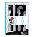 Set tacamuri 4 piese pentru copii Cactus Minnie, Disney, inox, argintiu
