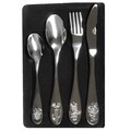 Set tacamuri 4 piese pentru copii Cactus Minnie, Disney, inox, argintiu