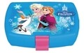 Set 3 piese mic dejun pentru copii Frozen, Disney, plastic, albastru