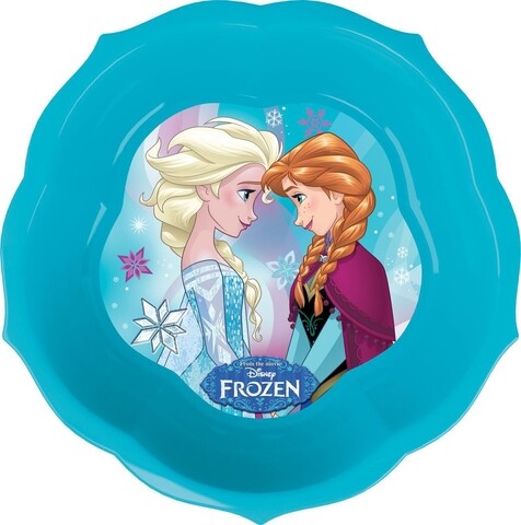 Bol Frozen, Disney, 16x15x3 cm, plastic, albastru
