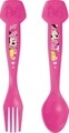 2 darabos Evőeszköz készlet gyerekeknek  Minnie, Disney, műanyag, rózsaszín