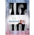 Frozen II 4 darabos Evőeszköz készlet gyerekeknek, Disney, rozsdamentes acél, ezüstszínű