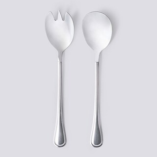 13x26x3.5 cm, Argintiu, Set 2 linguri salata L