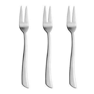 Argintiu, Set 3 furculite carne