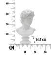 Statueta decorativa Roman, Mauro Ferretti, 21.5x14.5x34 cm, poliresina, alb