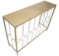 Consola Balcony, Mauro Ferretti, 112x31x81.25 cm, fier, auriu