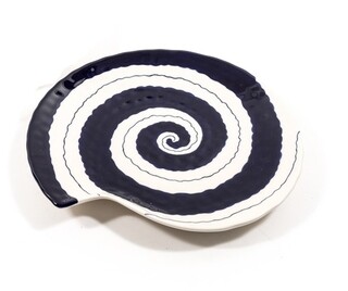 26x25x3 cm, Shell w lines