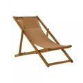 Sezlong, DKD Home Decor, 55 x 110 x 85 cm, salcam/bumbac, maro