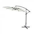 Umbrela pentru gradina/terasa, 250 x 300 cm, otel/poliester, bej