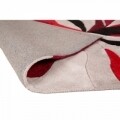 Covor Infinite Splinter Red, Flair Rugs, 120 x 170 cm, 100% poliester, rosu/bej/negru