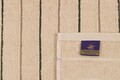 Set 2 prosoape de baie 407,  Beverly Hills Polo Club, 70x140 cm, bumbac, kaki/ crem