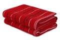 Set 2 prosoape de baie 407,  Beverly Hills Polo Club, 70x140 cm, bumbac, rosu