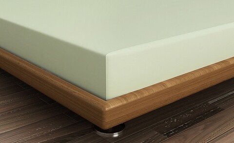 Cearceaf de pat dublu Beverly Hills Polo Club, 240x260 cm, bumbac, verde