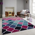 Covor Colors  Bedora, 120x170 cm, 100% lana, multicolor, finisat manual