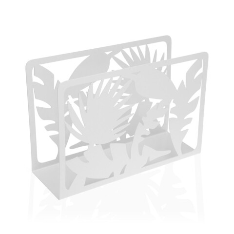 Поставка за списания Roxanne Exotic, желязо, бяла