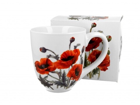 Cana, Duo, Classic Poppies, Jumbo XXL, 0.9 L, portelan, multicolor