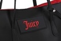 Geanta Juicy Couture 168, 45x13x30 cm, piele ecologica, negru/rosu